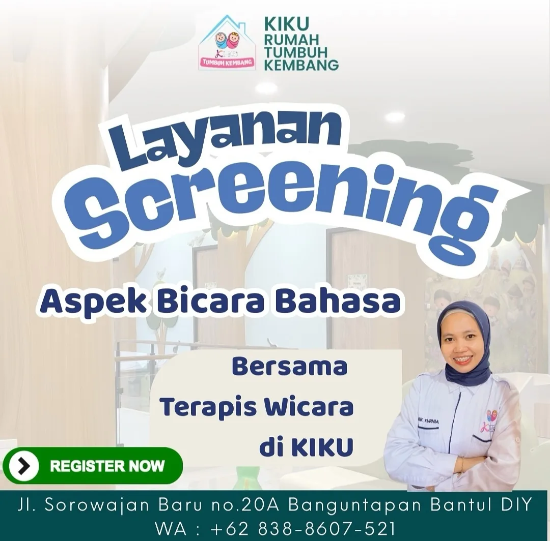 🌱 KIKU RUMAH TUMBUH KEMBANG YOGYAKARTA Terapi Wicara, Terapi Okupasi, Fisioterapi Anak & Layanan Psikolog untuk Mendukung Tumbuh Kembang Si Kecil - gambar 10