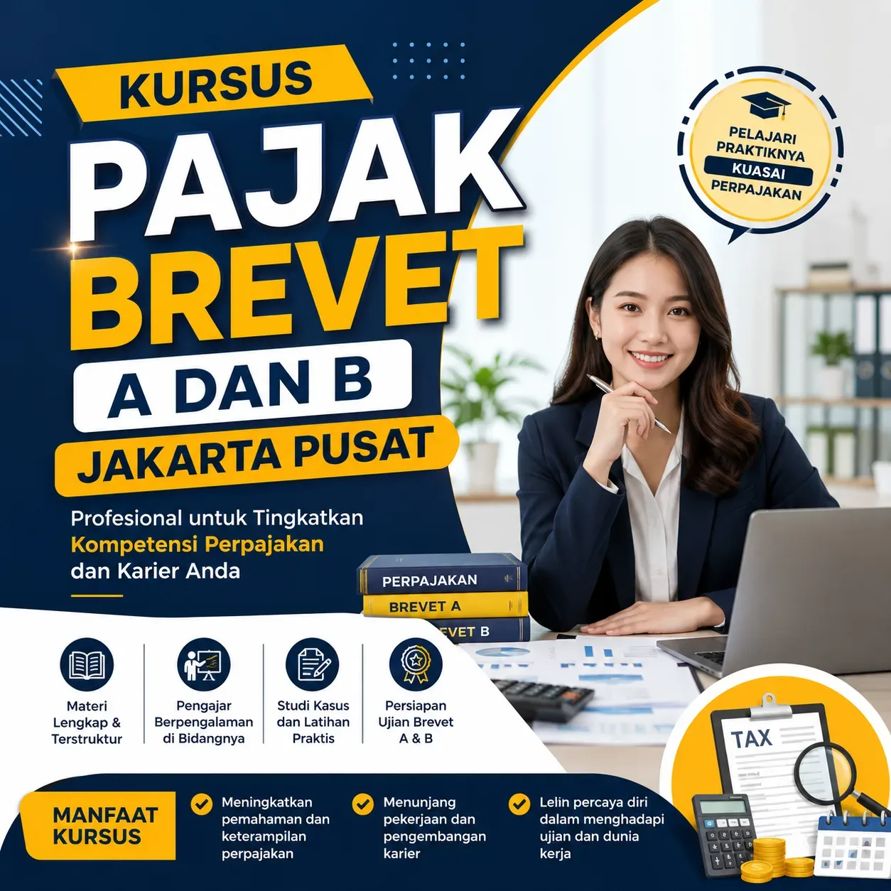 Kursus Brevet Pajak Jakarta Pusat Profesional untuk Tingkatkan Kompetensi Perpajakan dan Karier Anda