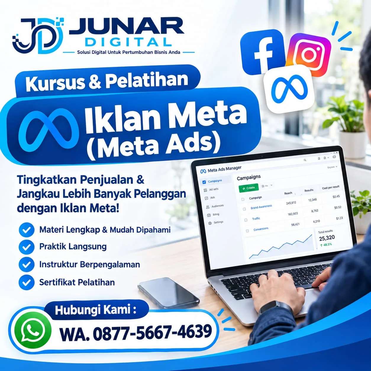 Kursus Digital Marketing Tangerang & Kursus Online Digital Marketing | Junar Digital - gambar 5