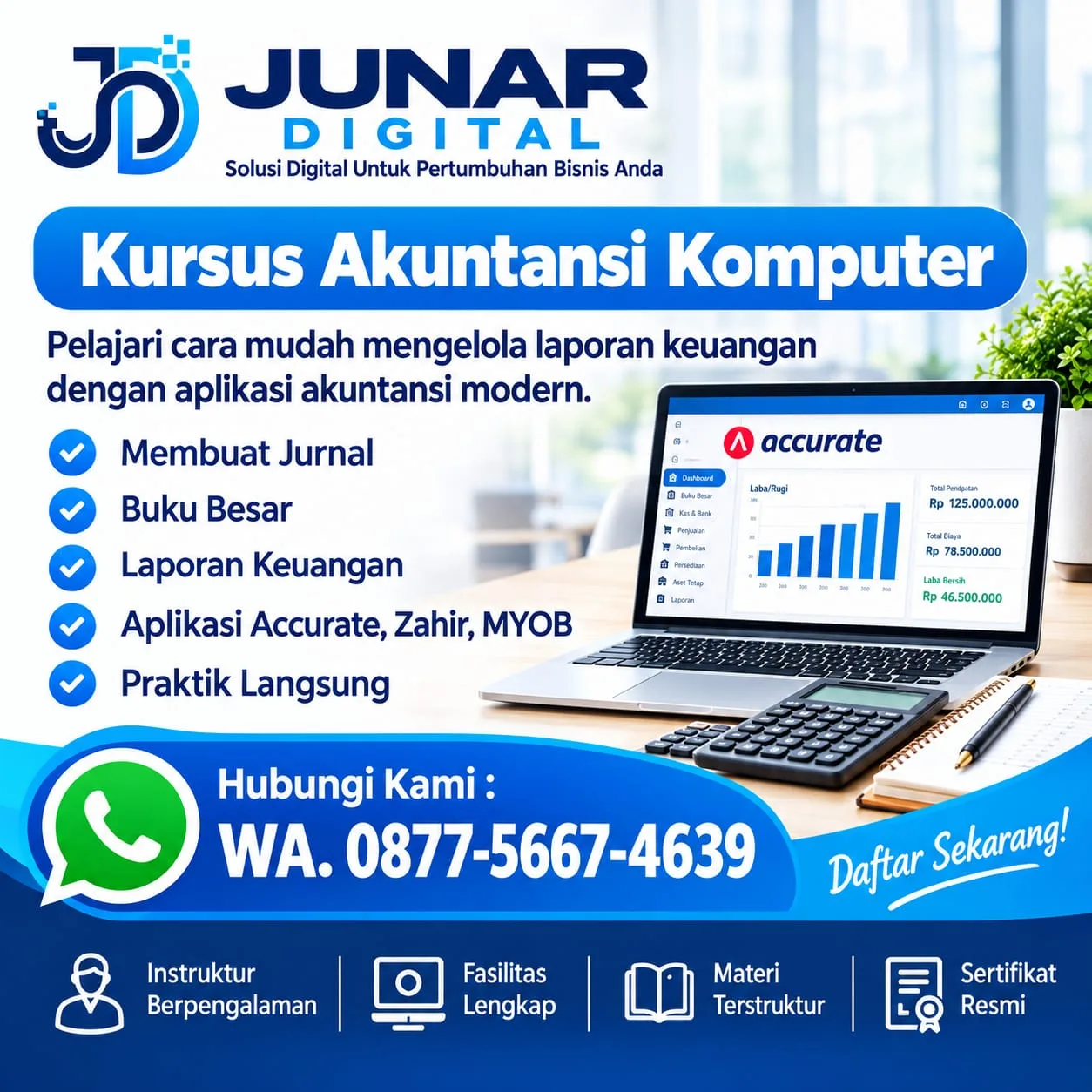 Kursus Komputer Tangerang & Kursus Siap Kerja Bersertifikat | Junar Digital - gambar 6