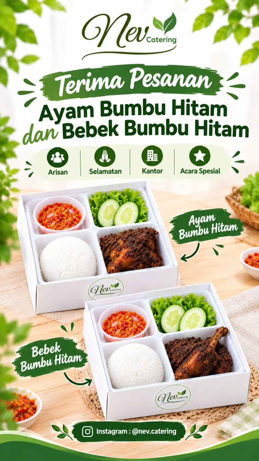 🍱 NEV Catering Tangerang | Terima Pesanan Catering Nasi Box & Snack Box - gambar 6