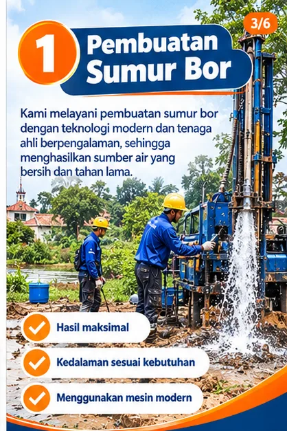Pengebor Sumur Semarang | Junar Bisnis — Pembuatan, Pompa & Perawatan - gambar 3