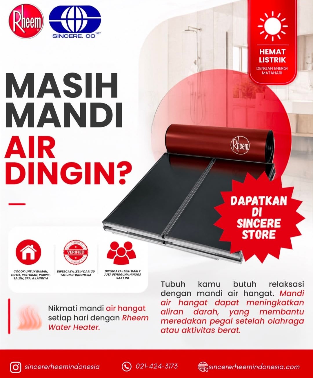 Sincere Store Cibinong Bogor — solusi Filter Air, Water Purifier dan Water Heater untuk kebutuhan rumah, usaha, dan berbagai properti - gambar 3