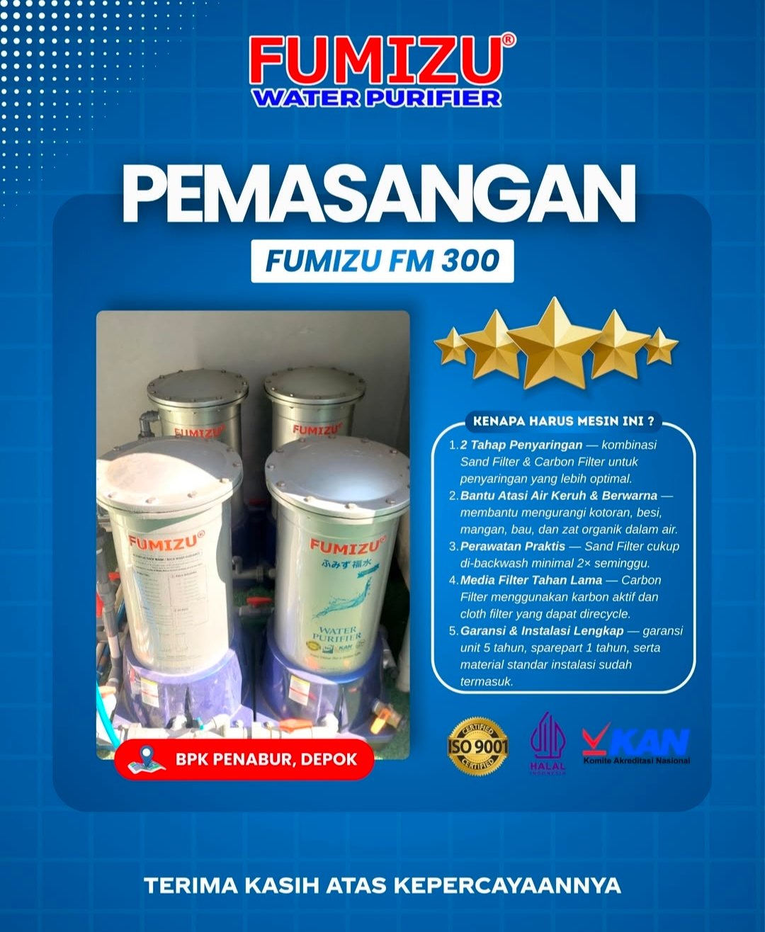 Sincere Store Cibinong Bogor — solusi Filter Air, Water Purifier dan Water Heater untuk kebutuhan rumah, usaha, dan berbagai properti - gambar 2