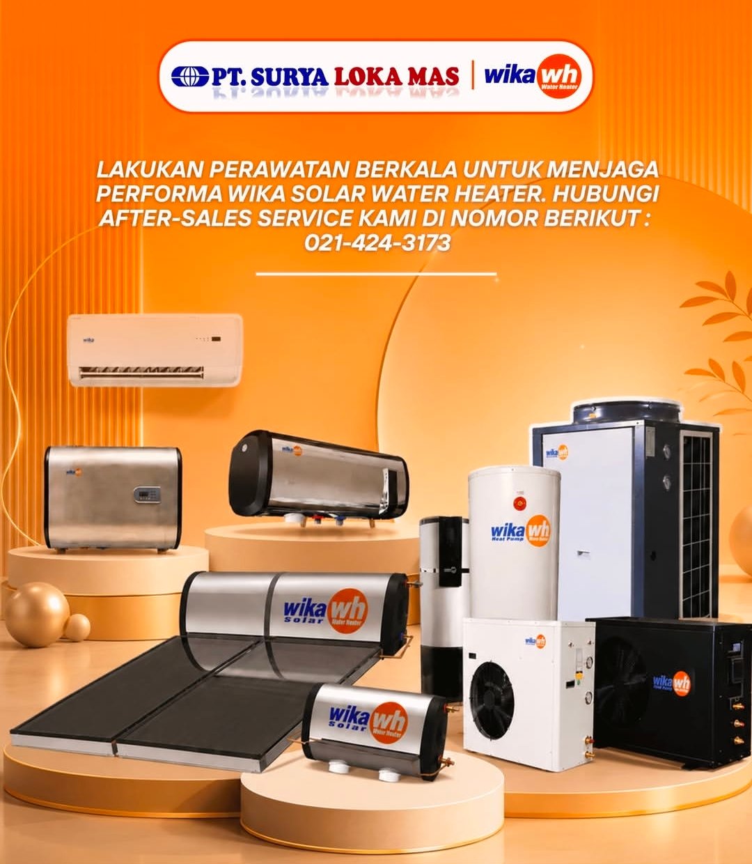🔥 SURYA LOKA MAS BUNGUR JAKARTA PUSAT Distributor Resmi WIKA Water Heater | Pemanas Air WIKA | Solar Water Heater | Jual & Service Water Heater Jakarta Pusat