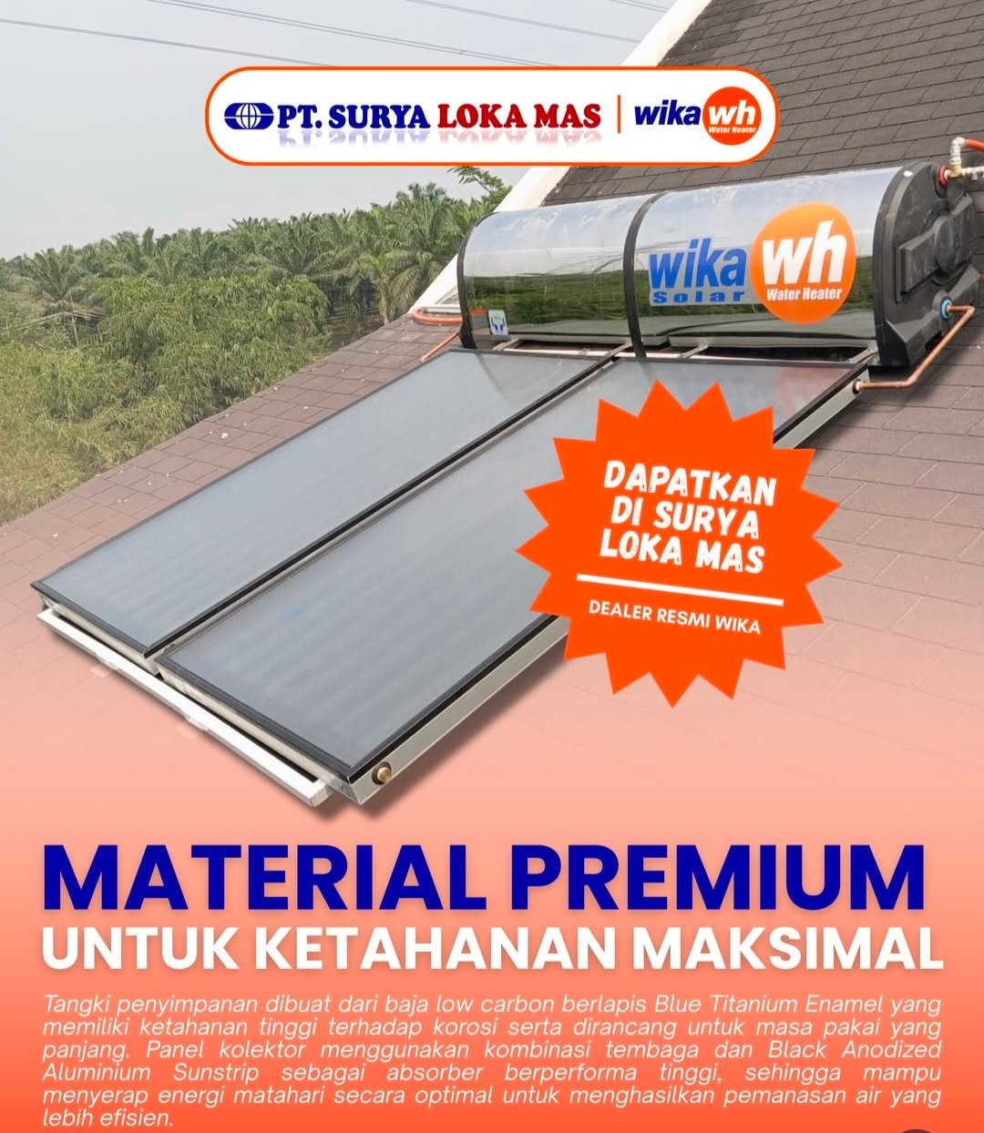 Surya Loka Mas Plaza Kenari Mas Jakarta Pusat – Pemanas Air Wika Water Heater, Distributor Resmi, Jual & Service Water Heater