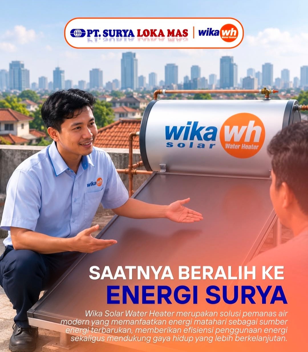 🔥 Surya Loka Mas Summarecon Bekasi – Distributor Resmi Pemanas Air Wika Water Heater & Jasa Jual Service Water Heater