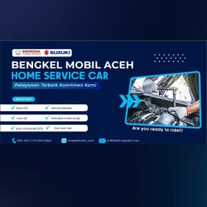 🚗🔧 BENGKEL MOBIL ACEH – BANDA ACEH & SEKITARNYA 🛠️ Home Service & Emergency 24 Jam | Solusi Cepat Saat Mobil Bermasalah