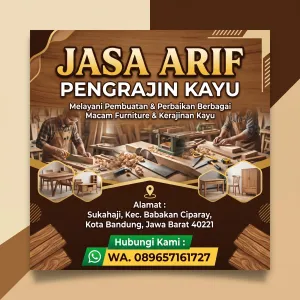 Jasa Arif Pengrajin Kayu Bandung | Furnitur dan Pekerjaan Kayu