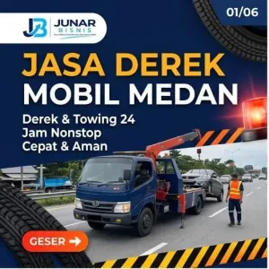 Jasa Derek Mobil Medan | Derek Mogok, Towing & Bantuan Darurat — Junar Bisnis