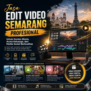 Jasa Edit Video Semarang Profesional untuk Konten Bisnis, Acara Keluarga, dan Media Sosial Berkualitas