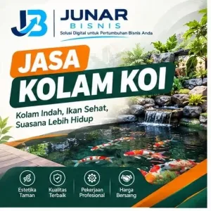 Jasa Kolam Koi Bandung | Junar Bisnis – Desain, Filter & Renovasi