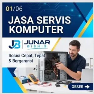 Jasa Servis Komputer Medan | Perbaikan, Pemulihan Data & Jaringan — Junar Bisnis