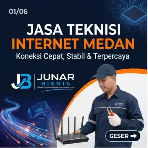 Jasa Teknisi Internet Medan | Instalasi Jaringan, Wi-Fi & Topologi — Junar Bisnis