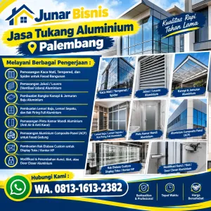 Jasa Tukang Aluminium Palembang