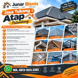 Jasa Tukang Atap Palembang
