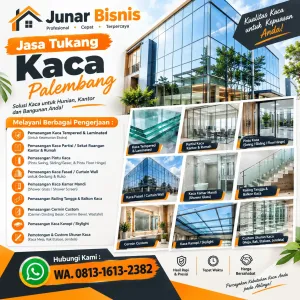 Jasa Tukang Kaca Palembang