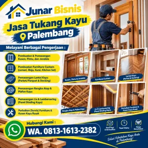 Jasa Tukang Kayu Palembang