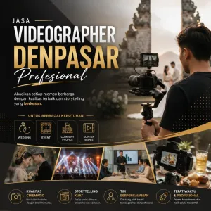 Jasa Videographer Denpasar Profesional untuk Wedding, Event, Company Profile & Konten Bisnis Berkualitas