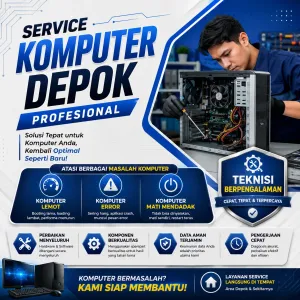 Service Komputer Depok Profesional untuk Komputer Lemot, Error, dan Mati Mendadak dengan Teknisi Berpengalaman