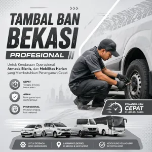 Tambal Ban Bekasi Profesional untuk Kendaraan Operasional, Armada Bisnis, dan Mobilitas Harian yang Membutuhkan Penanganan Cepat