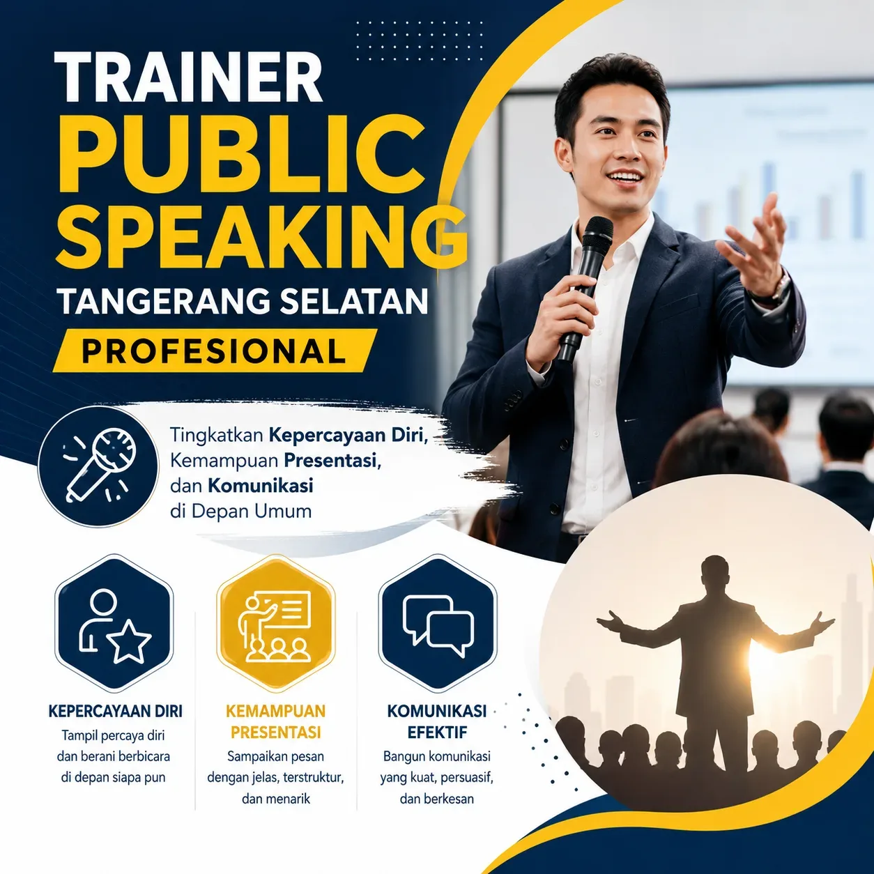 Trainer Public Speaking Tangerang Selatan Profesional untuk Meningkatkan Kepercayaan Diri, Kemampuan Presentasi, dan Komunikasi di Depan Umum