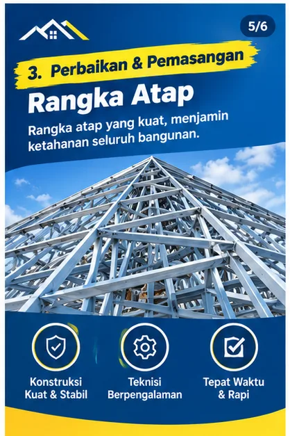 Tukang Atap Semarang | Junar Bisnis untuk Perbaikan Bocor, Genteng & Talang - gambar 5