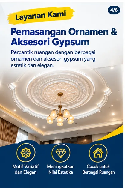 Tukang Gypsum Semarang | Junar Bisnis Jasa Plafon, Partisi & Renovasi - gambar 4