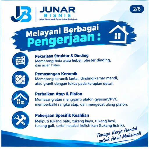 Tukang Harian Semarang | Junar Bisnis Jasa Tukang Terdekat - gambar 2