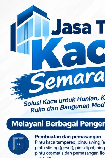 Tukang Kaca Semarang | Junar Bisnis untuk Pintu, Partisi, Kanopi & Shower Screen