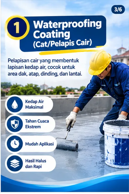 Tukang Waterproofing Semarang | Junar Bisnis untuk Atasi Bocor dan Rembes - gambar 3